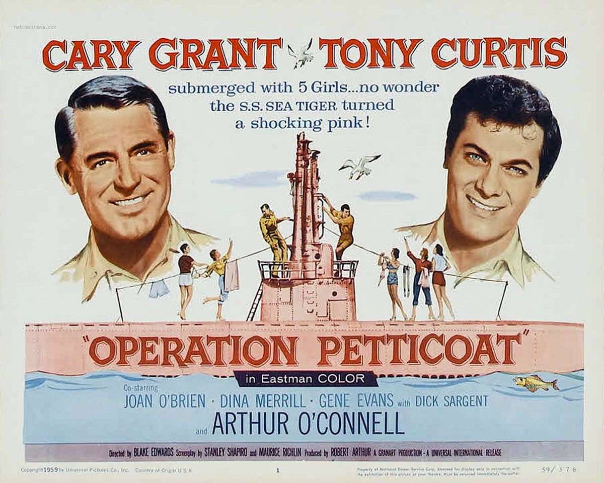 Lire la suite à propos de l’article Critique « Opération Jupons » (1959) : À la guerre comme à la guerre !