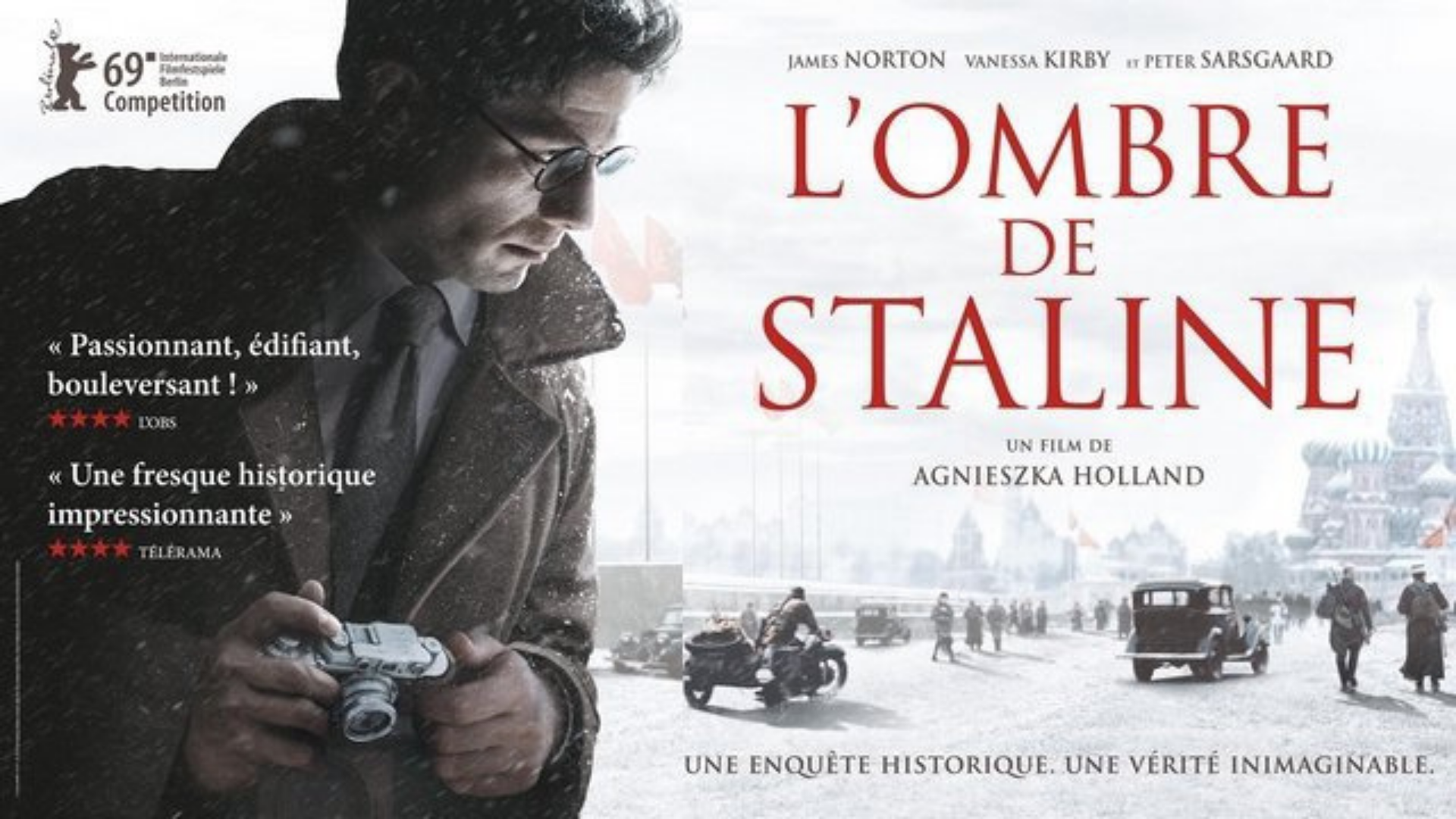 Lire la suite à propos de l’article Critique « L’Ombre de Staline » (2019) : Il n’y a pas de famine au Paradis !